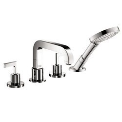 HANSGROHE 39462 AXOR CITTERIO 4-HOLE ROMAN TUB SET TRIM WITH LEVER HANDLES WITH 1.8 GPM HANDSHOWER