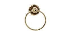 PHYLRICH KTB40 VERSAILLES 6 1/8 INCH MONTAIONE BROWN ONYX WALL MOUNT TOWEL RING