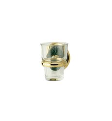 PHYLRICH KMF30 VALENCIA 3 1/8 INCH GREEN MARBLE WALL MOUNT GLASS HOLDER