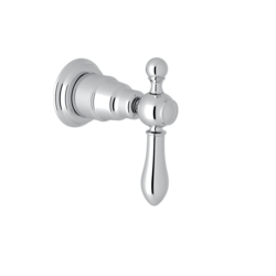 ROHL AC195LM-TO ARCANA TRIM SET FOR UNIVERSAL VOLUME CONTROL AND 1/2 INCH THERMOSTATIC VALVE, CLASSIC METAL LEVER