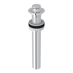 ROHL 8446 ACQUI NON SLOTTED LIFT AND TURN DRAIN WITHOUT OVERFLOW HOLES