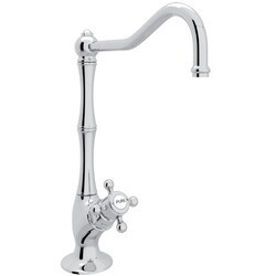 ROHL A1435XM-2 COUNTRY SINGLE HOLE ACQUI COLUMN SPOUT FILTER FAUCET WITH MINI CROSS HANDLE
