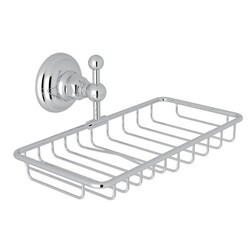 ROHL A1493 COUNTRY BATH WALL MOUNT DOUBLE SOAP HOLDER BASKET