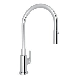 ROHL A3430LM-2 LOMBARDIA PULL-DOWN SINGLE HOLE KITCHEN FAUCET WITH METAL LEVER