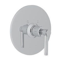 ROHL A4914IL CAMPO THERMOSTATIC TRIM PLATE WITHOUT VOLUME CONTROL, INDUSTRIAL METAL LEVERS