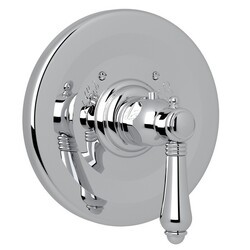 ROHL A4914LM CAMPO THERMOSTATIC TRIM PLATE WITHOUT VOLUME CONTROL, METAL LEVER
