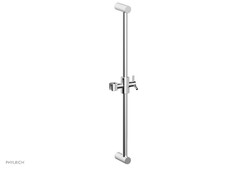 PHYLRICH K6025 WALL MOUNT 24 INCH ADJUSTABLE SLIDE BAR WITH HOOK