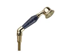 PHYLRICH K6642 VERSAILLES 6 3/4 INCH SINGLE-FUNCTION BLEU SODALITE HAND SHOWER WITH HOSE