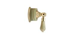 PHYLRICH 2PV240A VERSAILLES GREEN ONYX LEVER HANDLE VOLUME CONTROL OR DIVERTER TRIM