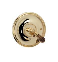 PHYLRICH PB2241TO VERSAILLES PRESSURE BALANCE TUB AND SHOWER PLATE WITH MONTAIONE BROWN ONYX LEVER HANDLE TRIM