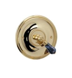 PHYLRICH PB2242TO VERSAILLES PRESSURE BALANCE TUB AND SHOWER PLATE WITH BLEU SODALITE LEVER HANDLE TRIM