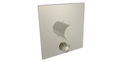 PHYLRICH 4-201 BASIC II WALL MOUNT PRESSURE BALANCE SHOWER PLATE WITH DIVERTER AND SMOOTH HANDLE TRIM