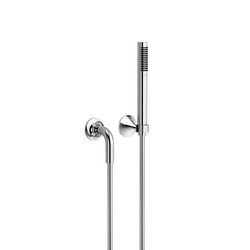 DORNBRACHT 27808809-0010 VAIA WALL MOUNT SINGLE-FUNCTION ROUND HAND SHOWER SET WITH INDIVIDUAL FLANGES