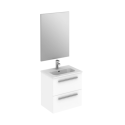 ROYO 125486 STREET 20 INCH VANITY SET WITH MIRROR IN WHITE