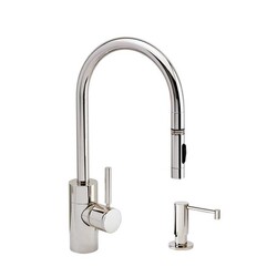WATERSTONE FAUCETS 5400-2 CONTEMPORARY PLP PULL-DOWN FAUCET - TOGGLE SPRAYER - 2 PIECE SUITE
