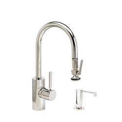 WATERSTONE FAUCETS 5930-2 CONTEMPORARY PREP SIZE PLP PULL-DOWN FAUCET - 2 PIECE SUITE