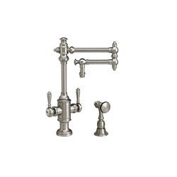 WATERSTONE FAUCETS 8010-12-1 TOWSON TWO HANDLE KITCHEN FAUCET WITH SIDE SPRAY