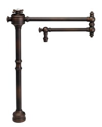 WATERSTONE FAUCETS 3350 TRADITIONAL COUNTER MOUNTED POTFILLER WITH CROSS HANDLE