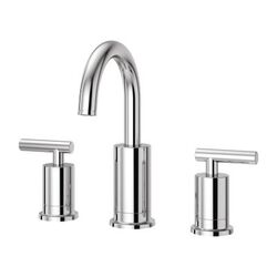 PFISTER LG49-NC1 CONTEMPRA 8 7/8 INCH DECK MOUNT TWO LEVER HANDLE WIDESPREAD BATHROOM FAUCET