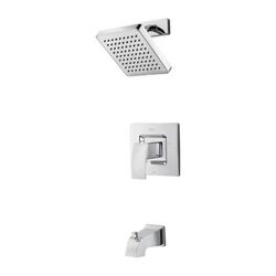 PFISTER LG89-8DF KENZO WALL MOUNT TUB AND SHOWER TRIM KIT WITH BLADE HANDLE