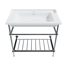 CHEVIOT 353-WH-CH VALARTE 40 INCH CONSOLE SINK IN WHITE