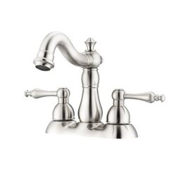 BARCLAY LFC200-ML GABRIEL 6 1/4 INCH TWO HOLES DECK MOUNT CENTERSET BATHROOM FAUCET WITH LEVER HANDLES