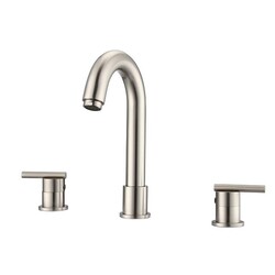 BARCLAY LFW108-ML CONLEY 9 1/4 INCH THREE HOLES DECK MOUNT WIDESPREAD BATHROOM FAUCET WITH LEVER HANDLES