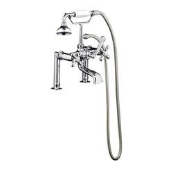 BARCLAY 4601 13 INCH TWO HOLES DECK MOUNT CLAWFOOT TUB FILLER WITH HAND SHOWER