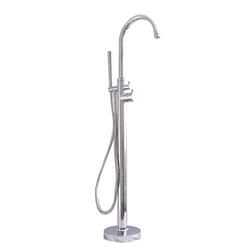 BARCLAY 7913 BURNEY 45 1/2 INCH SINGLE HOLE FREESTANDING THERMOSTATIC TUB FILLER WITH HAND SHOWER