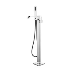 BARCLAY 7962 CAMARI 34 3/4 INCH SINGLE HOLE FREESTANDING TUB FILLER WITH HAND SHOWER