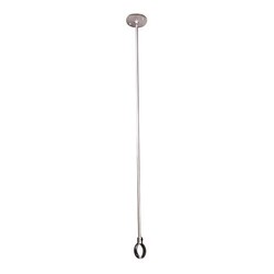 BARCLAY 340-28 28 INCH SHOWER ROD CEILING SUPPORT WITH FLANGE AND EYELOOP