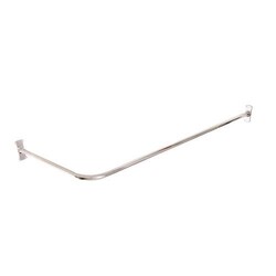 BARCLAY 4117-36 36 x 36 INCH CORNER SHOWER ROD WITH RECTANGULAR FLANGES