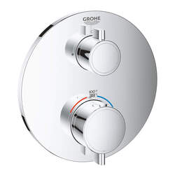 GROHE 24133 GROHTHERM DUAL FUNCTION 2-HANDLE THERMOSTATIC TRIM