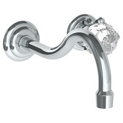 WATERMARK 201-1.2M LA FLEUR TWO HOLES WALL MOUNT BATHROOM FAUCET WITH 8 1/8 INCH SPOUT REACH