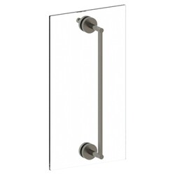 WATERMARK 31-0.1-12SDP BROOKLYN 12 INCH GLASS MOUNT SHOWER DOOR PULL WITH KNOB AND HOOK