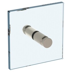 WATERMARK 24-0.5DDP LOFT 1 INCH GLASS MOUNT DOUBLE SHOWER DOOR KNOB AND HOOK