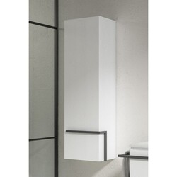 LUCENA BATH 3906 SCALA 13 INCH TALL UNIT WITH LEFT SIDE DOOR IN WHITE
