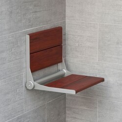 THERMASOL SEAT-S-GR WALL MOUNT FOLDING SHOWER SEAT
