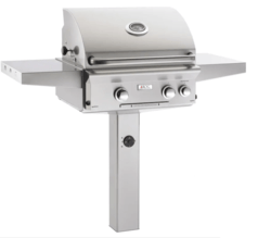 AOG 24GL L-SERIES 24 INCH GRILL WITH SIDE AND BACK BURNERS