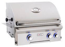 AOG 24BL L-SERIES 24 INCH GRILL WITH SIDE AND BACK BURNERS