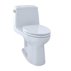 TOTO MS854114SG#01 COTTON ULTRAMAX ONE PIECE ELONGATED 1.6 GPF TOILET WITH G-MAX FLUSH SYSTEM AND SANAGLOSS - SOFTCLOSE SEAT INCLUDED