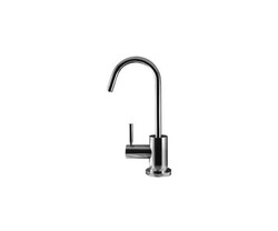 MOUNTAIN PLUMBING MT1400/SS HOT WATER FAUCET WITH CONTEMPORARY ROUND BODY AND HANDLE