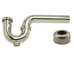 MOUNTAIN PLUMBING MT315X 1/2 INCH LAVATORY P-TRAP WITH CLEAN-OUT PLUG AND HIGH BOX FLANGE