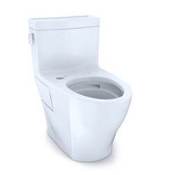 TOTO CST624CEFGAT40#01 LEGATO ONE-PIECE ELONGATED 1.28 GPF WASHLET + AND AUTO FLUSH READY TOILET WITH CEFIONTECT IN COTTON WHITE