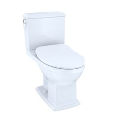 TOTO MS494234CEMFG#01 CONNELLY TWO-PIECE ELONGATED DUAL FLUSH 1.28/0.9 GPF TOILET WITH CEFIONTECT,WASHLET+ READY IN COTTON WHITE