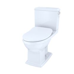 TOTO MS494234CEMFRG#01 CONNELLY TWO-PIECE ELONGATED DUAL FLUSH 1.28/0.9 GPF WITH CEFIONTECT //RIGHT LEVER, WASHLET+ READY IN COTTON WHITE