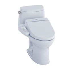 TOTO MW6042034CUFG#01 ULTRAMAX II 1G CONNECT + C100 ONE PIECE TOILET - 1.0 GPF WITH SANAGLOSS