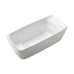 TOTO PJY1724PWEU#GW FLOTATION 67 INCH FREESTANDING SOAKER TUB WITH RECLINE COMFORT IN GLOSS WHITE