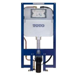 TOTO WT173M DUOFIT IN-WALL TANK UNIT, 1.28 GPF & 0.9 GPF WITH COPPER WASHLET SUPPLY LINE