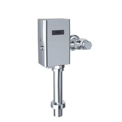 TOTO TET1UA32#CP ECOPOWER TOUCHLESS 1.0 GPF TOILET FLUSHOMETER VALVE AND 12 INCH VACUUM BREAKER SET IN POLISHED CHROME